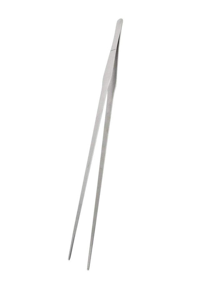 TED TABBIES® Tweezers for Aquarium, Universal Plant Shrimp Reef Tank Straight Aquarium Accessories Tweezer, 27cm (Straight Tweezer) - Image 1